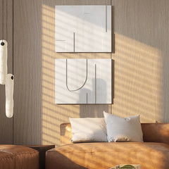 Serenity - Japandi 3D Wanddecoratieset