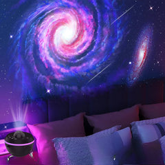 CosmosGlow - 12-in-1 Galaxy Star Projector Lamp