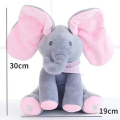 PeekabooPals – Interactieve Olifant Knuffel met Muziek en Verstopspel