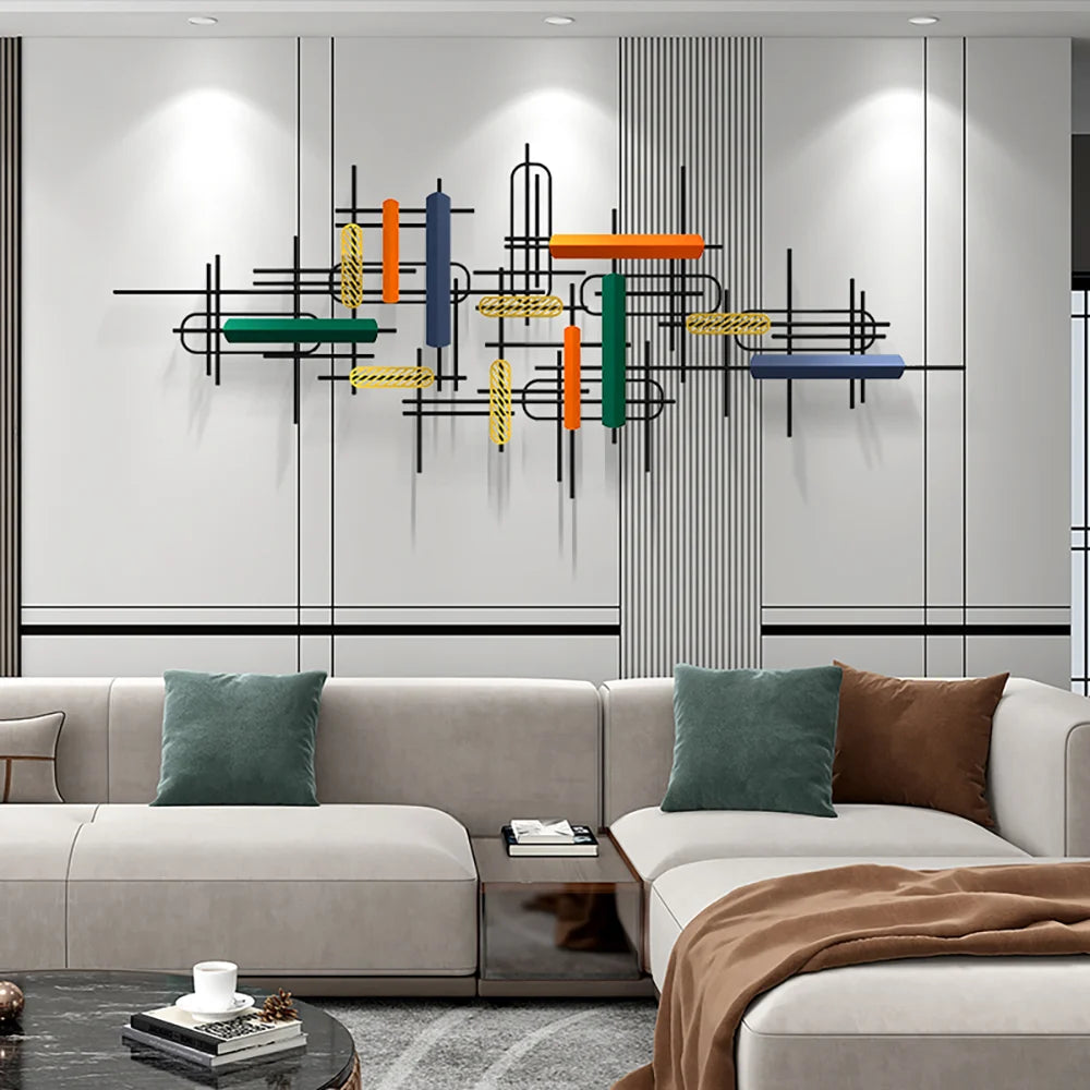 Aura - Grote Metalen Wanddecoratie