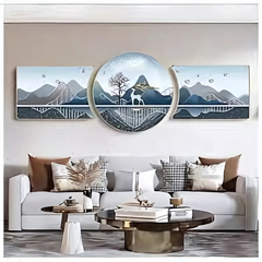 Maanlicht Elegant - Kristallen Porseleinen Hertfiguur