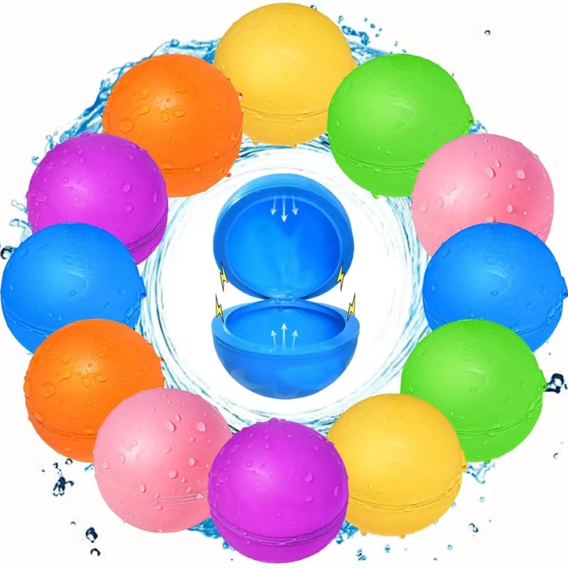 AquaBurst – Herbruikbare Waterballonnen Set (6/12/24 stuks)