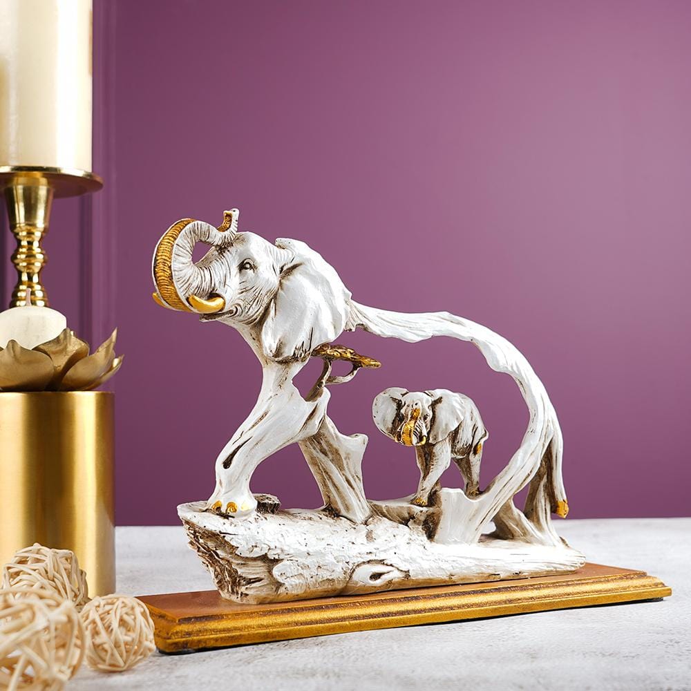 Olifanten Charme - Feng Shui Gouden Showpiece
