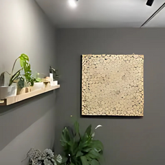 WoodlandCharm - Teakhouten Accent Wanddecoratie