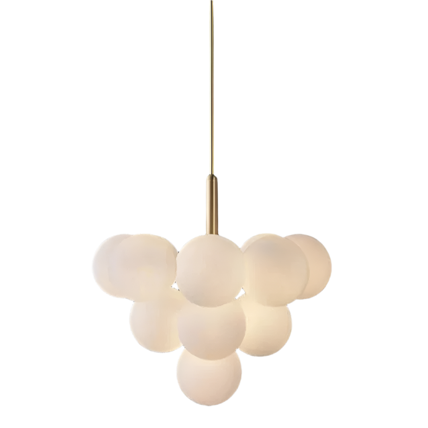 LuxeSphere - Moderne Glazen Bol LED Hanglamp