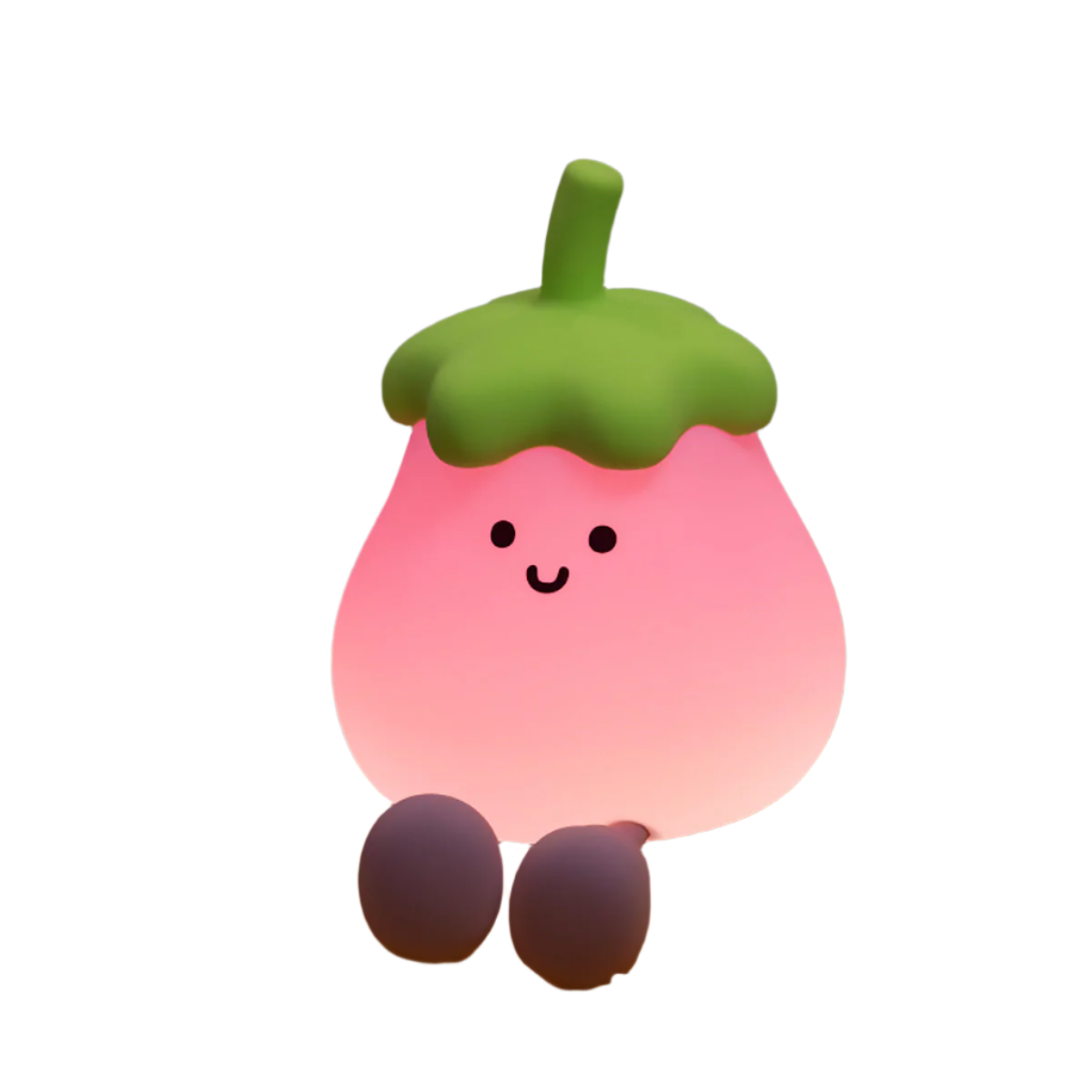 EggplantGlow – Schattige Aubergine LED Nachtlamp