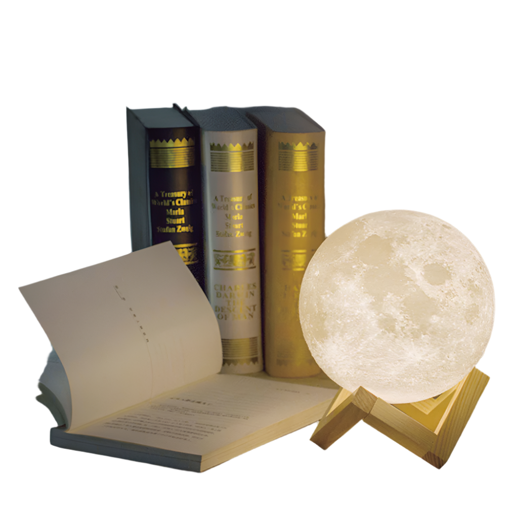 Lunara - 3D Maanlamp voor een Sfeervolle Nacht
