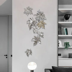 Leafscape - 3D Metalen Wanddecoratie