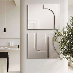 Serenity - Japandi 3D Wanddecoratieset