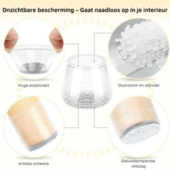 Silenzo – Zelfklevende Meubelviltjes voor Stoelen en Tafelpoten