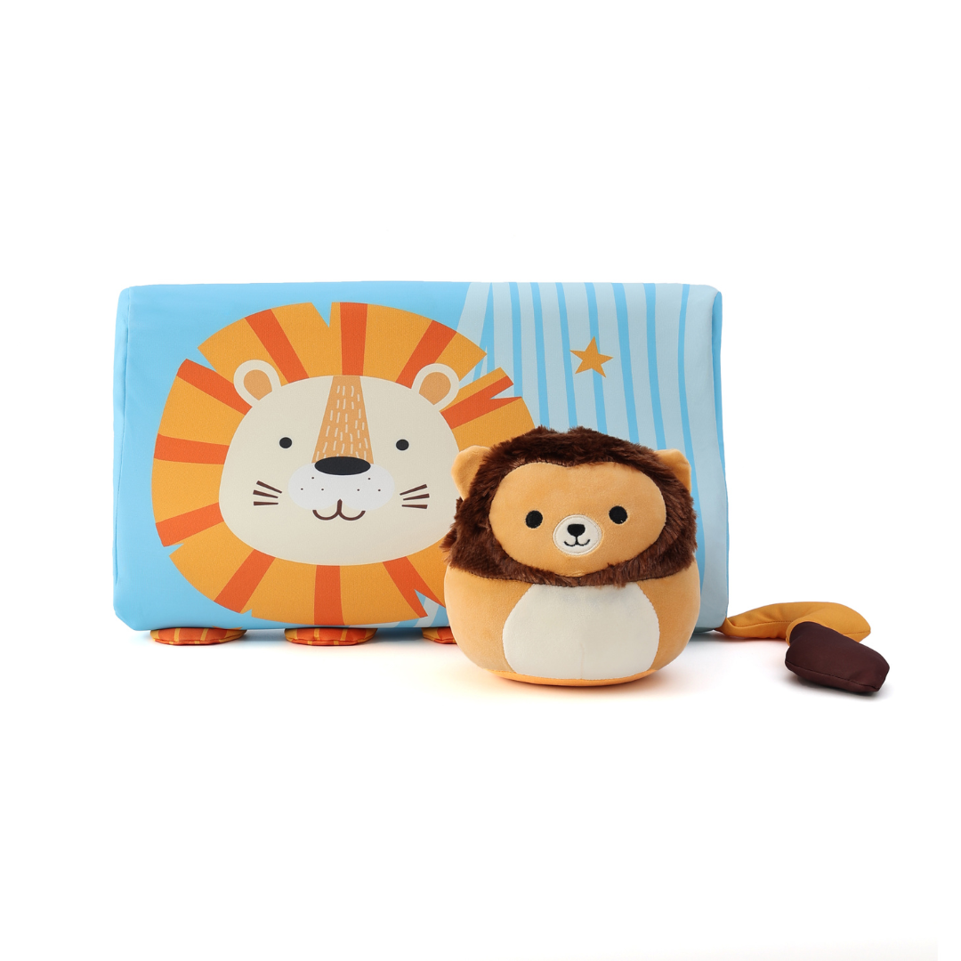 LionDream - Leeuw Kussen & Knuffelset voor Kinderen