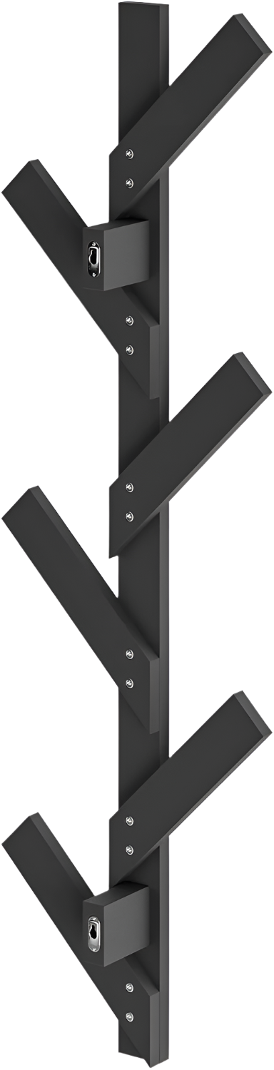 Rooted - Wandgemonteerde Boom Kledingrek