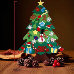 Feltiva – Vilt Kerstboom met Versieringen voor Kinderen