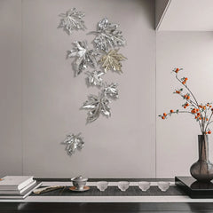 Leafscape - 3D Metalen Wanddecoratie