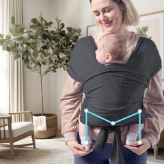 SnuggleWrap – Comfortabel Draagdoek voor Baby’s en Ouders