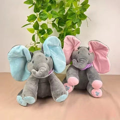 PeekabooPals – Interactieve Olifant Knuffel met Muziek en Verstopspel