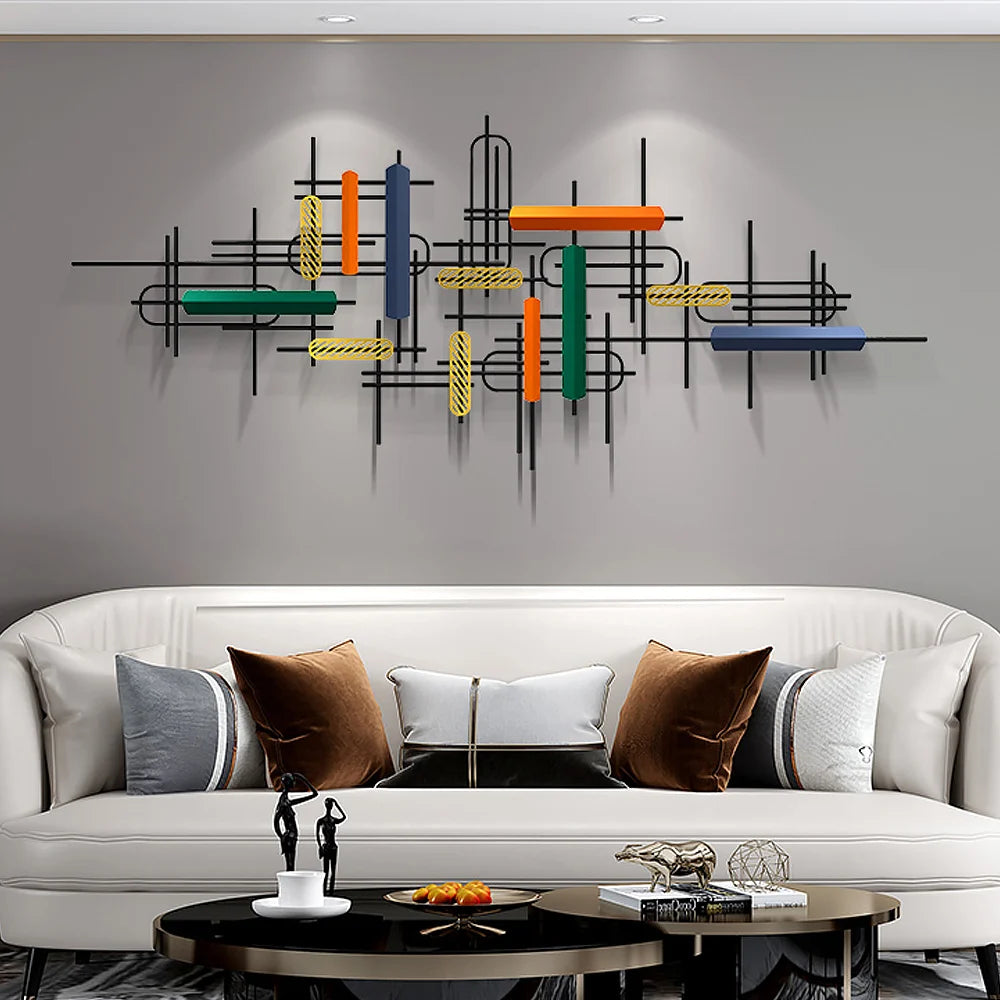 Aura - Grote Metalen Wanddecoratie