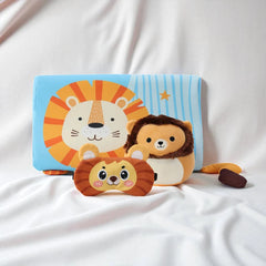 RoarySleep - Kinder Slaapbundel met Kussen, Knuffel en Slaapmasker