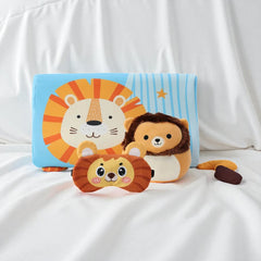 RoarySleep - Kinder Slaapbundel met Kussen, Knuffel en Slaapmasker