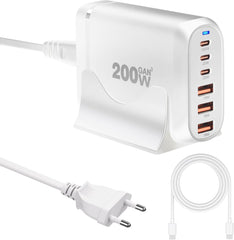 VoltraCore – Krachtige 200W Snellader voor Meerdere Apparaten Tegelijk