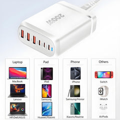 VoltraCore – Krachtige 200W Snellader voor Meerdere Apparaten Tegelijk