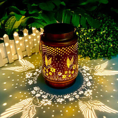 HummingGlow - Solar Lantaarn met Kolibrie Design