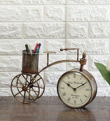 Timeteken - Handgeschilderde Wandklok van Hout