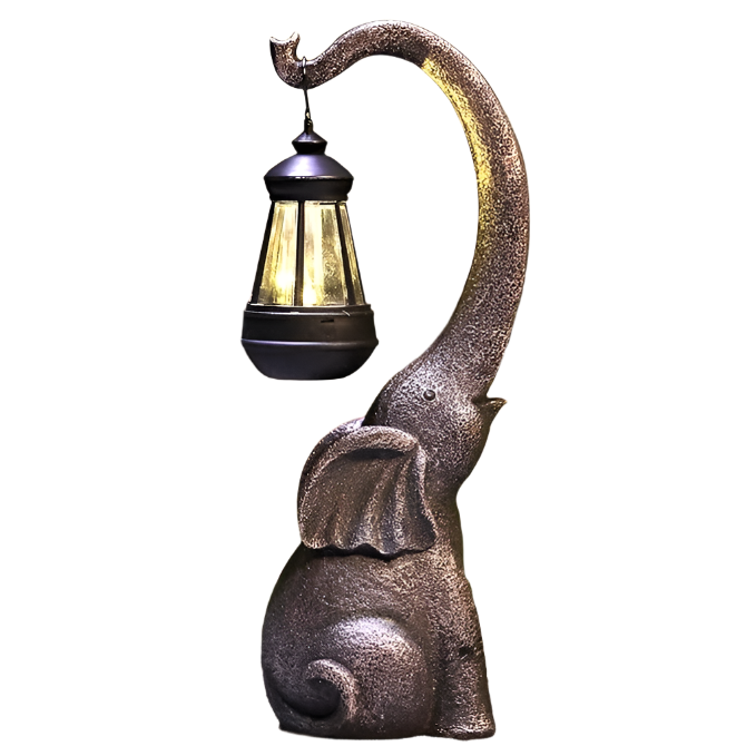 Olifant Glans - Zonne Tuinlamp