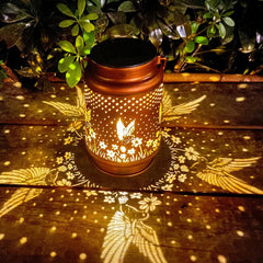 HummingGlow - Solar Lantaarn met Kolibrie Design