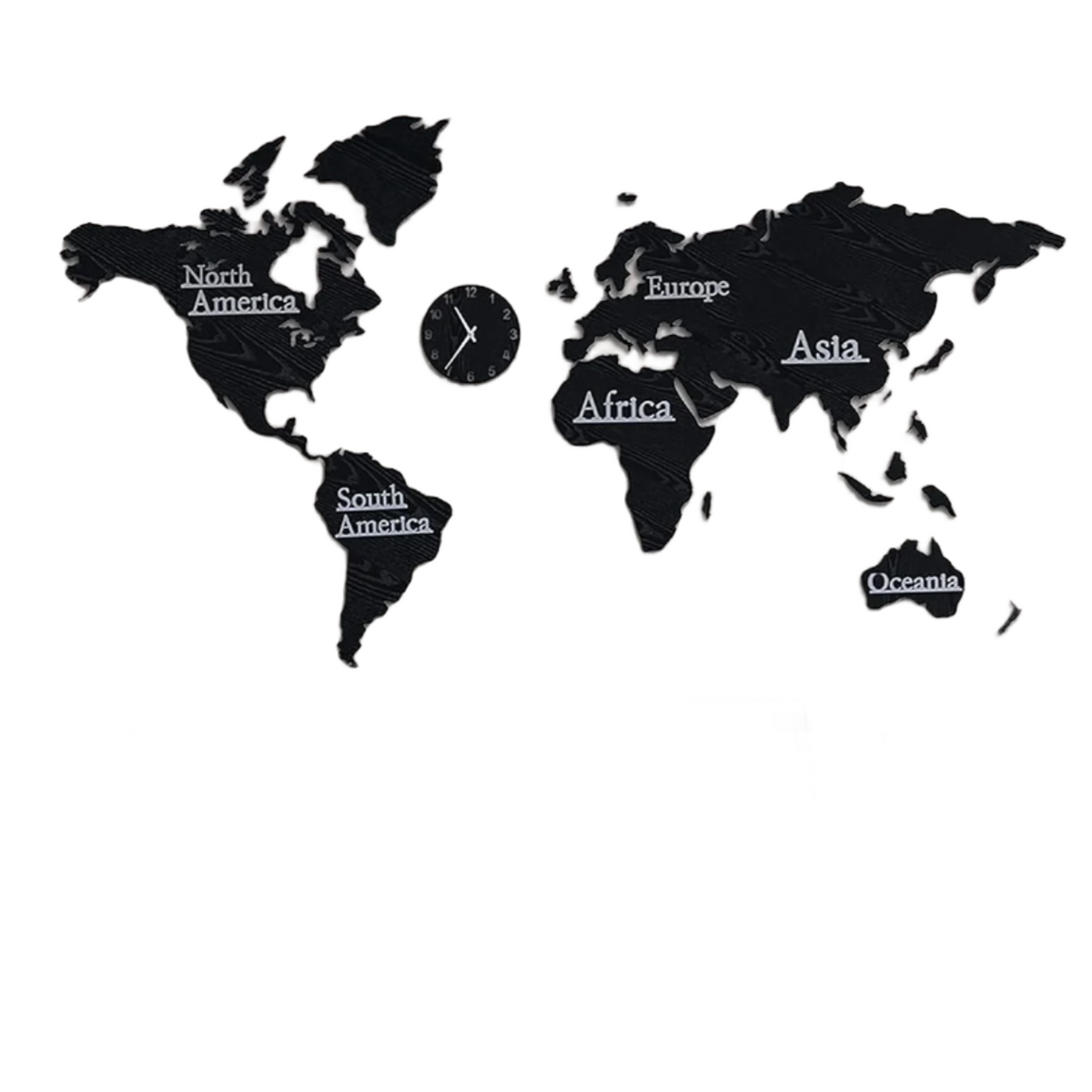 TerraCraft – 3D Houten Wereldkaart Wanddecoratie