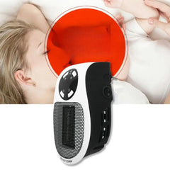 CozyBliss - Mini Elektrische Luchtverwarmer met Wandcontactdoos en Afstandsbediening