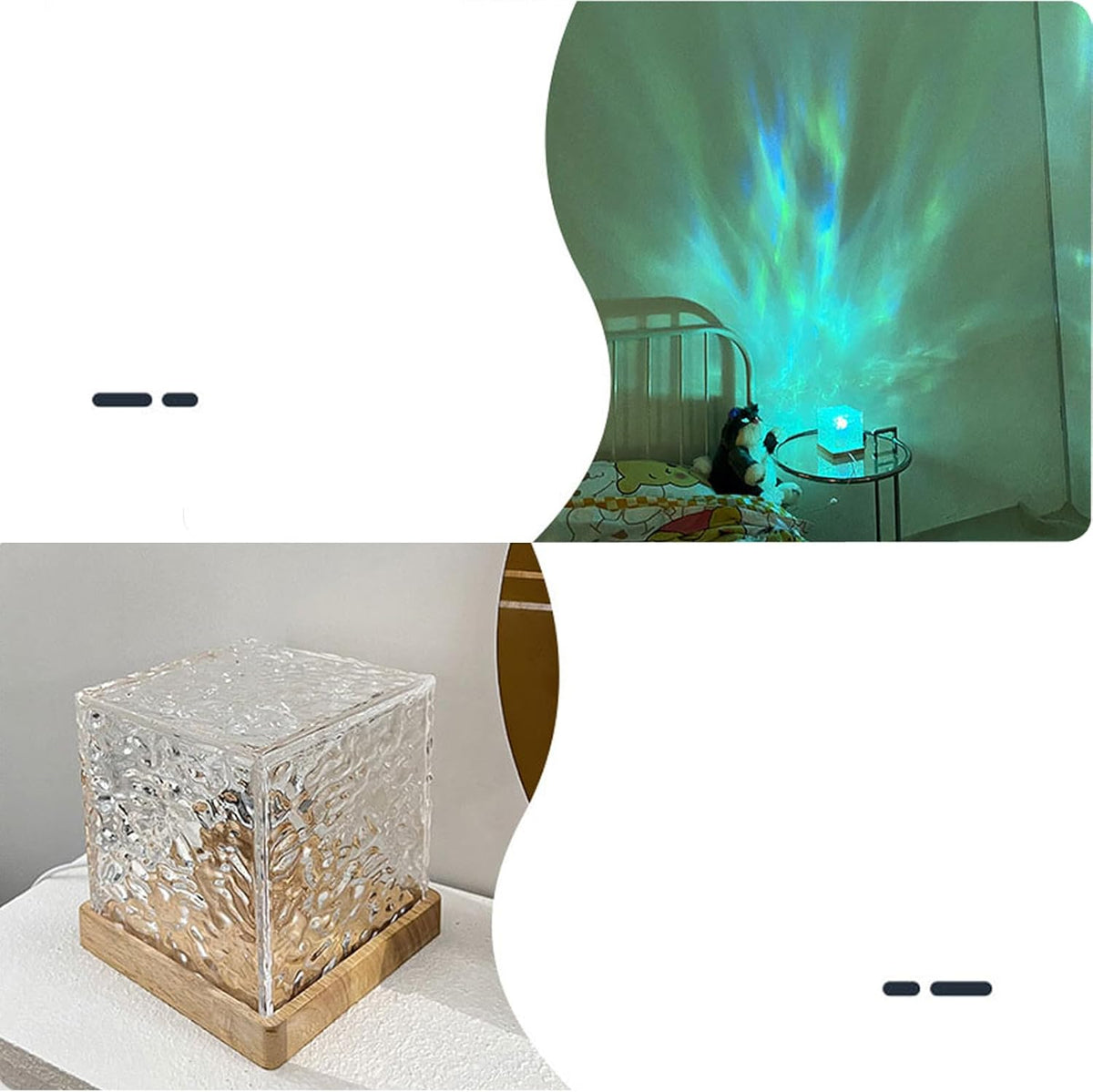 AquaGlow Ripple Nachtlamp