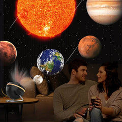 CosmosGlow - 12-in-1 Galaxy Star Projector Lamp