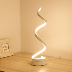 Illumina - Witte Spiraallamp voor Modern Interieur