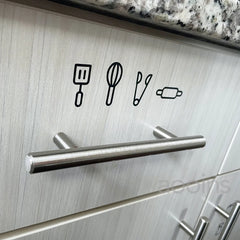 OrganizePro - 35 Vinyl Keukenopslag Labels voor Pantrys en Containers