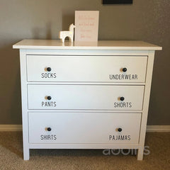 Clarity - Kledingkast Organisatie Label Stickers