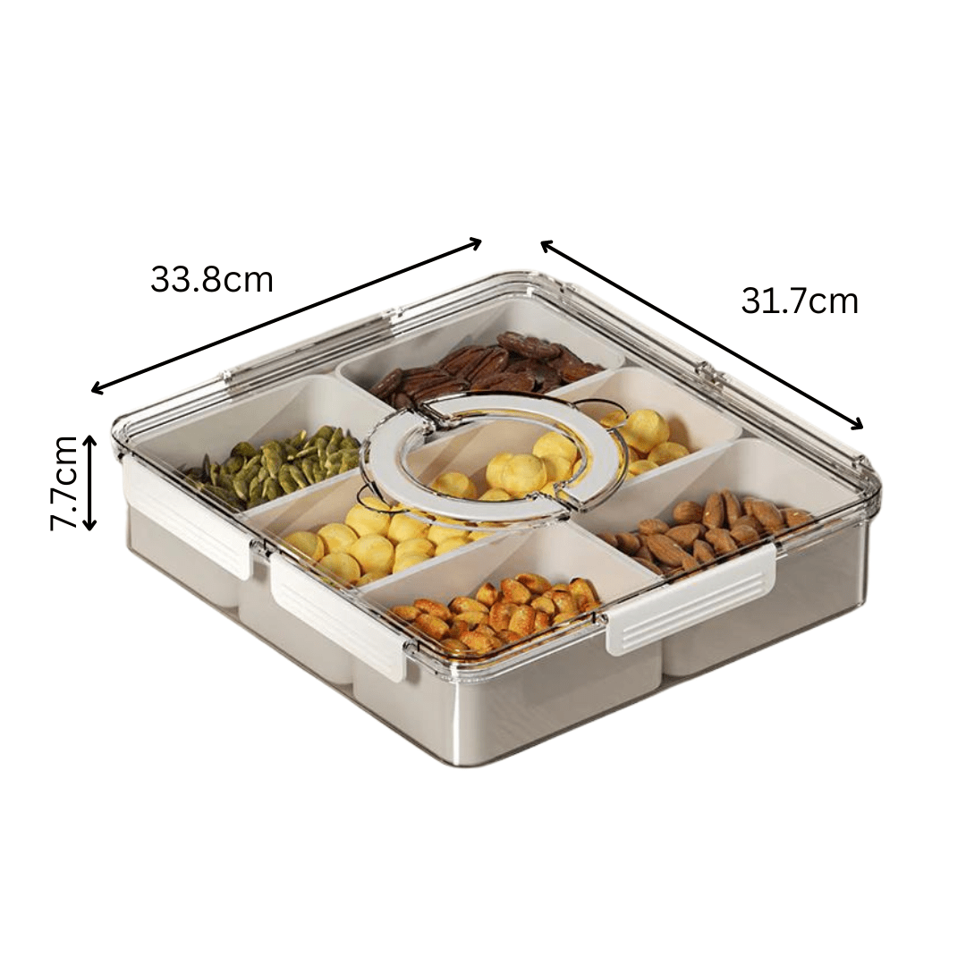 Snackwise - Multi-compartimenten Droog Fruit Doos voor Georganiseerd Snackplezier
