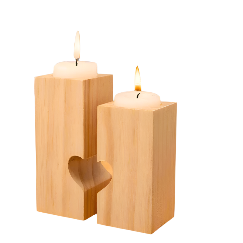 Hartelijke Gloed - Teelicht Kaarsenhouder Set