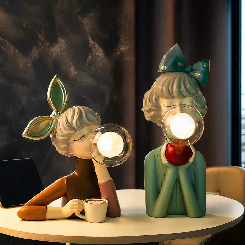 CASA DI LUMO - Bubble Girls Tafel Lampen