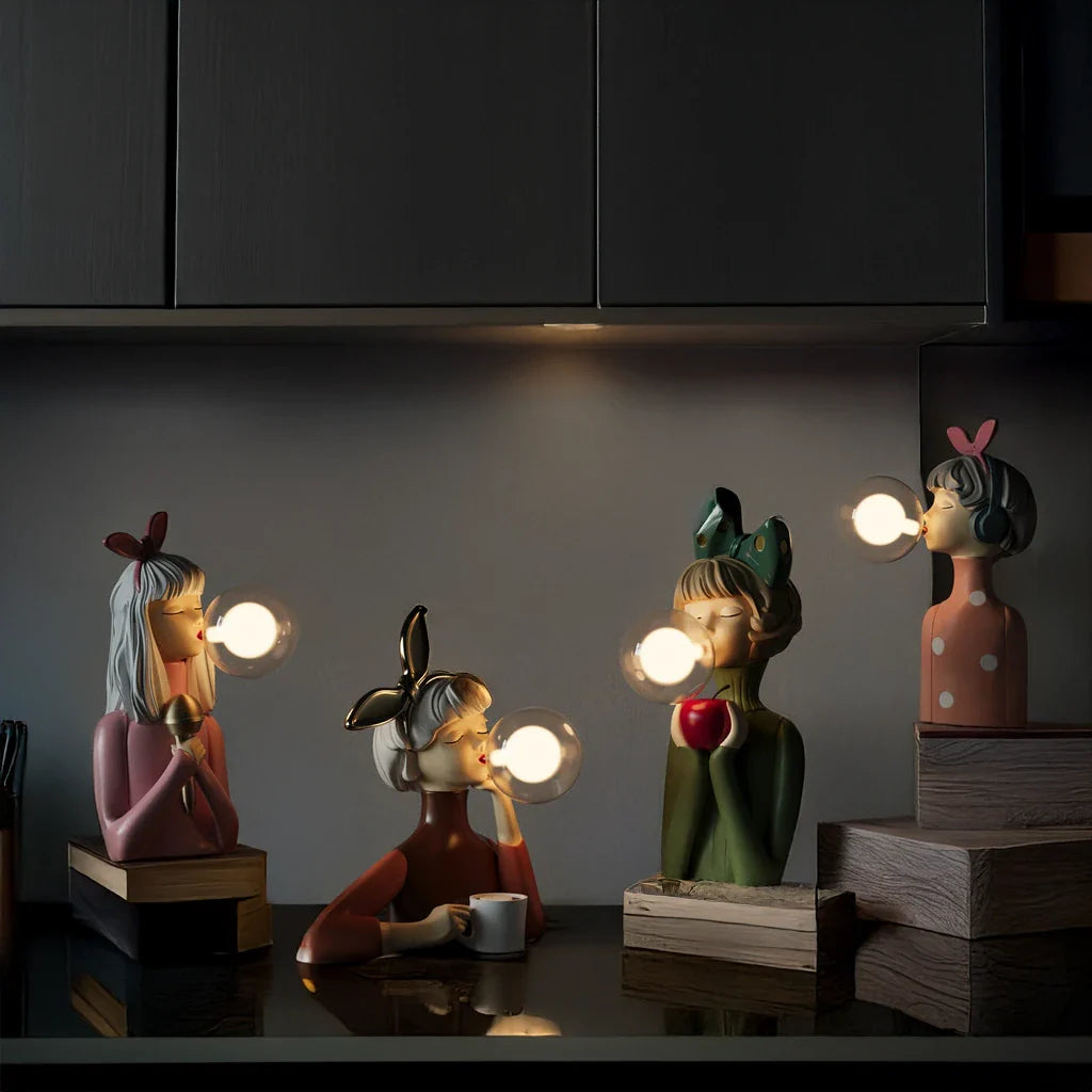 CASA DI LUMO - Bubble Girls Tafel Lampen