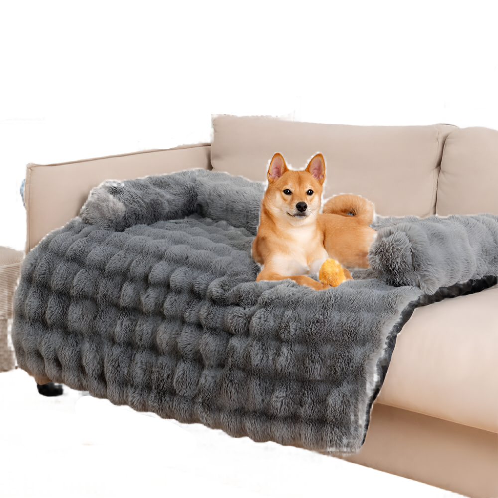 PawNest - Zachte Kalmerende Hondenmand & Bankbeschermer