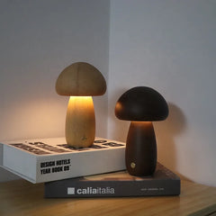 LumenGlow - Wooden LED Night Light