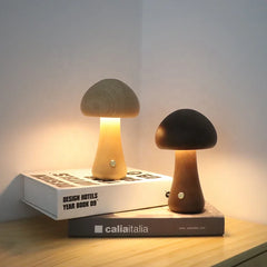 LumenGlow - Wooden LED Night Light