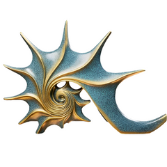 Shellsation - Grote Schelpfiguur voor Moderne Decoratie