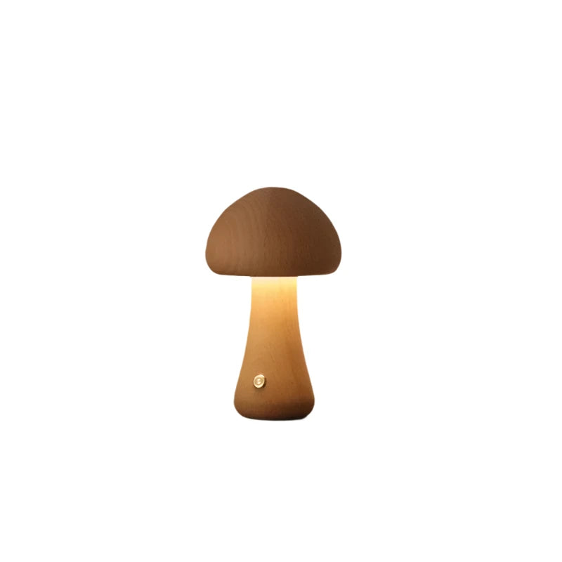 LumenGlow - Wooden LED Night Light