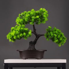 Evergreen Bonsai - Kunstmatige Dennenboom voor Bureau- en Thuisdecoratie
