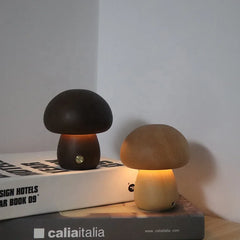 LumenGlow - Wooden LED Night Light