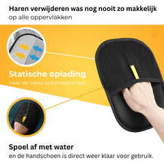FurEase – Huisdierhaar Verwijderhandschoen voor Alle Vachtsoorten