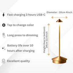 AuraGlow - Tafellamp met Zweedse Stijl voor Warme Sfeer