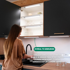 LumoBar – Draadloos Oplaadbaar Nachtlampje met Sensor